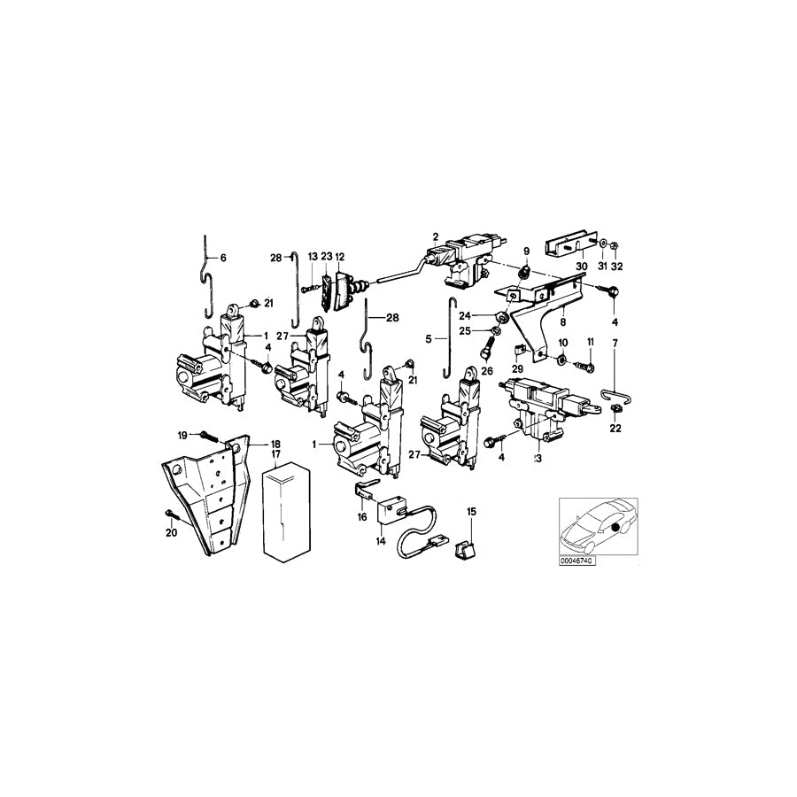Genuine BMW 51261380742 E24 E30 E31 Hex Bolt With Washer L=12MM (Inc. 316i, 318i & 635CSi) | ML Performance US Car Parts