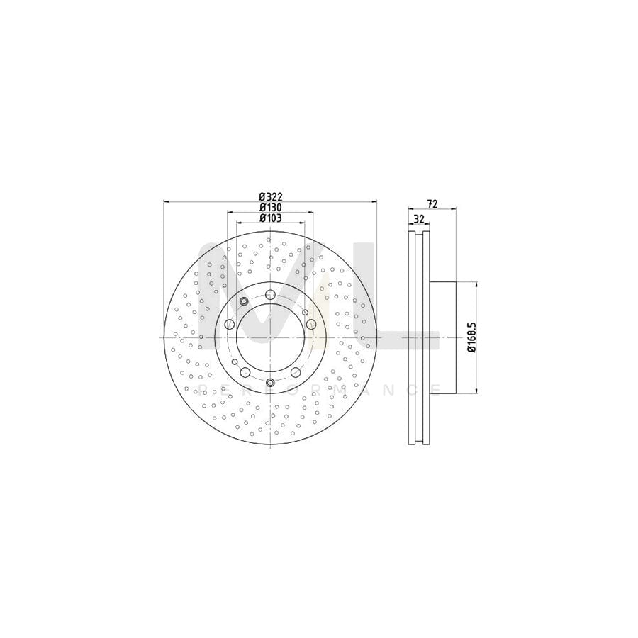 TEXTAR OE-Line 92182210 Brake Disc for PORSCHE 911 Coupe (993) Internally Vented, High-carbon, without wheel hub, without wheel studs | ML Performance Car Parts
