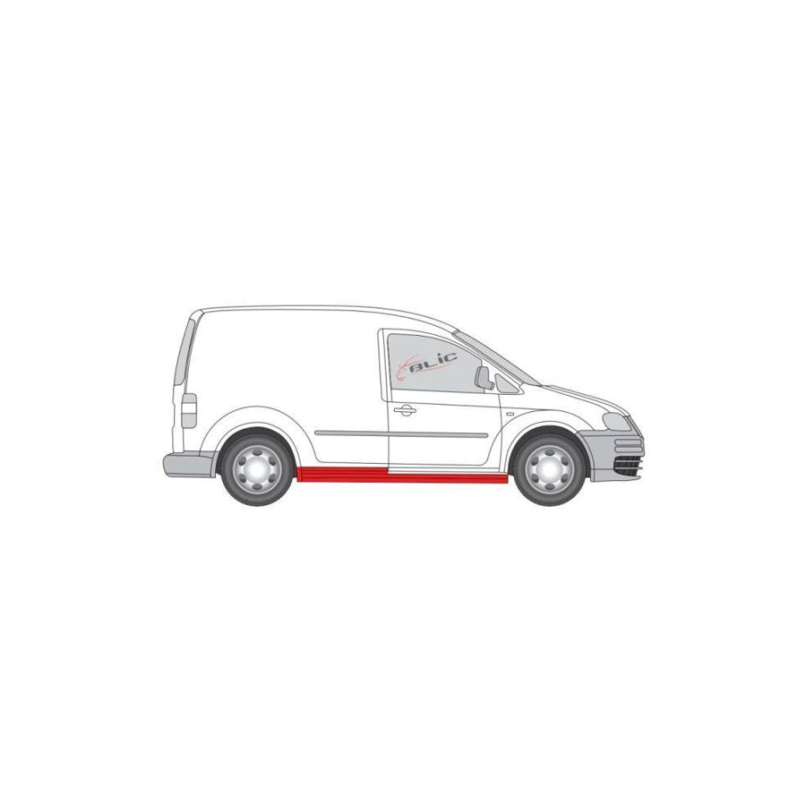 Blic 6505-06-9571002P Rocker Panel For VW Caddy