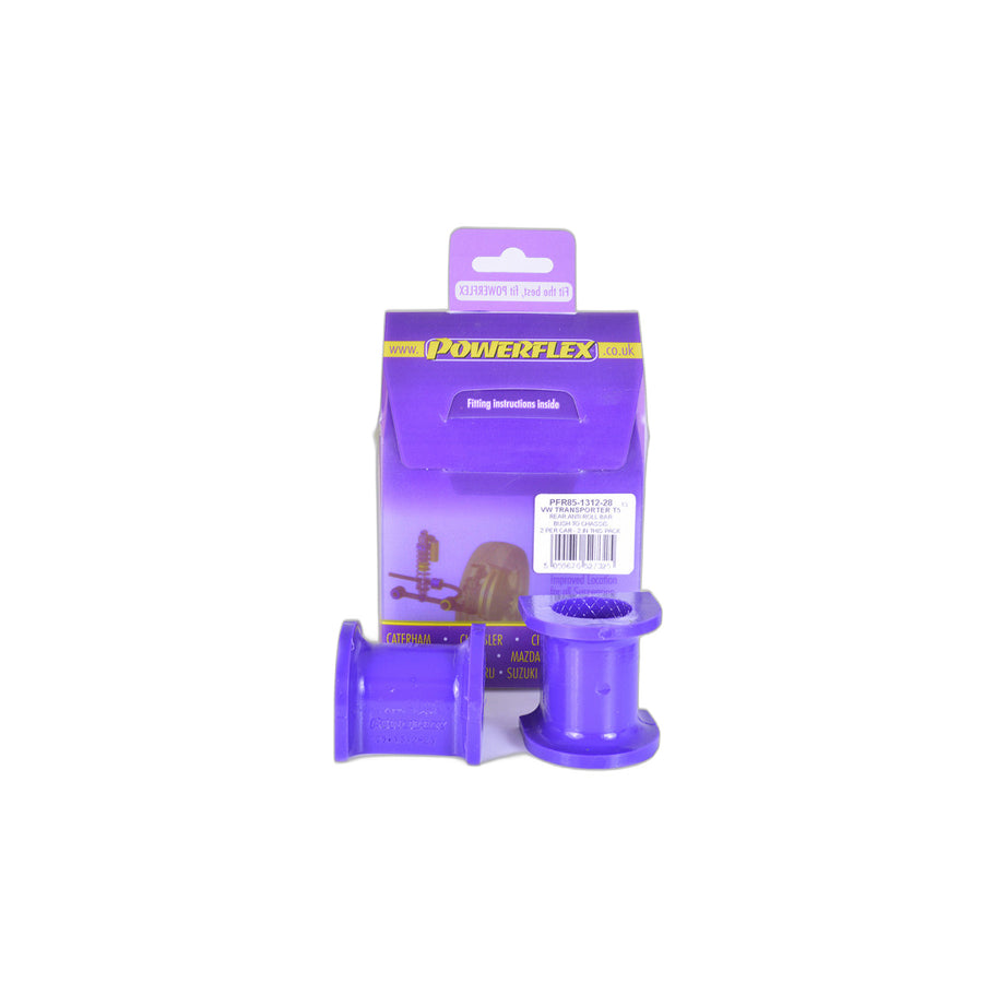 Powerflex PFR85-1312-28 VW Rear Anti Roll Bar Bush To Chassis 28mm (Inc. T6 & T5 Transporter) | ML Performance UK Car Parts