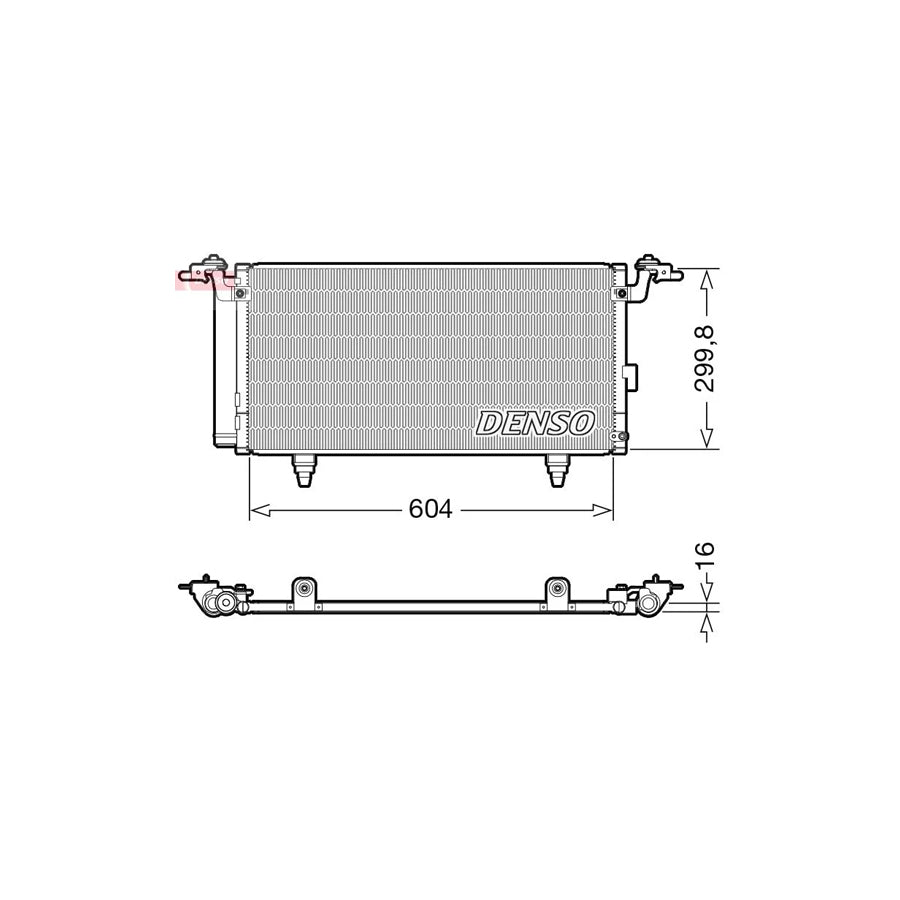 DENSO DCN36005 Air Conditioning Condenser