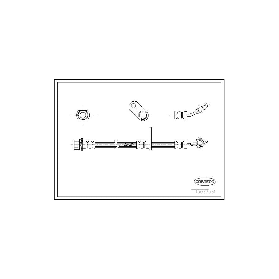 Corteco 19033531 Brake Hose