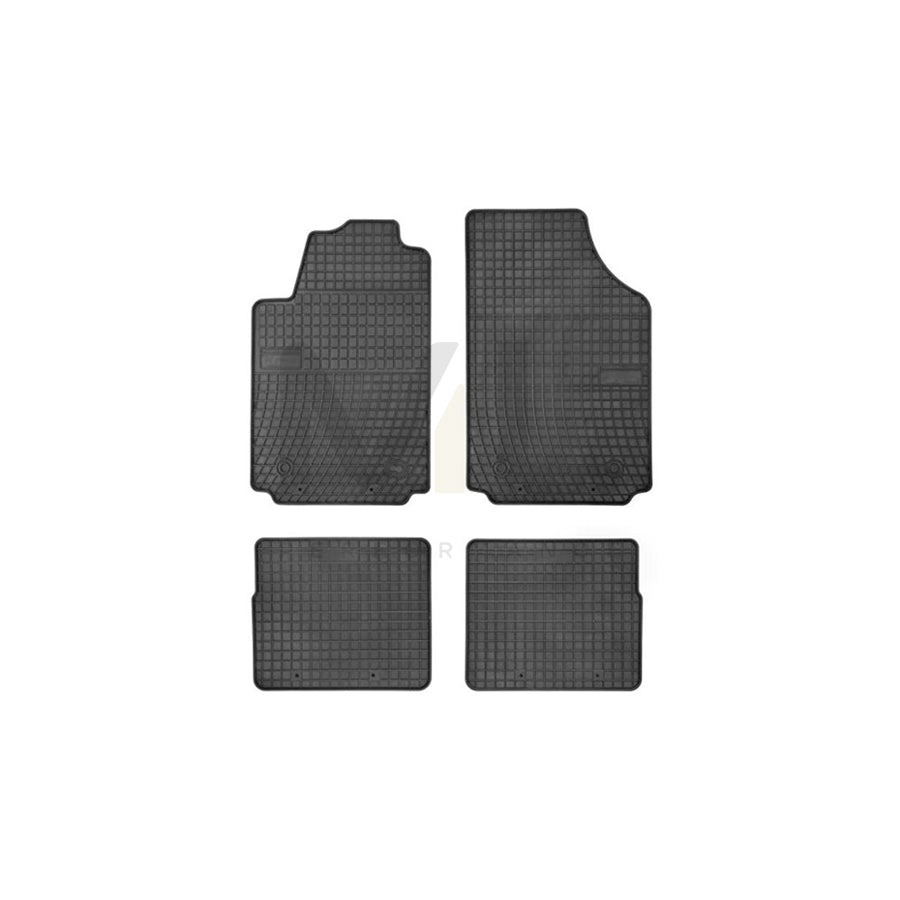 FROGUM Tailored 546368 Floor mat set for AUDI A2 (8Z0) Elastomer, Front and Rear, Quantity: 4, Black, (LHD)
