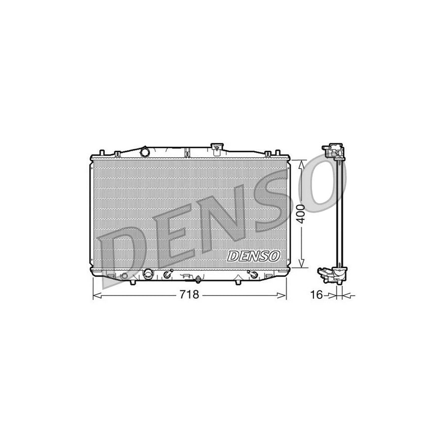DENSO DRM40024 Engine Radiator for Honda Accord