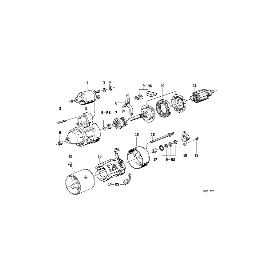Genuine BMW 12411720438 E32 E31 E38 Countersunk Head Screw (Inc. 750i, 750iLS & L7) | ML Performance US Car Parts