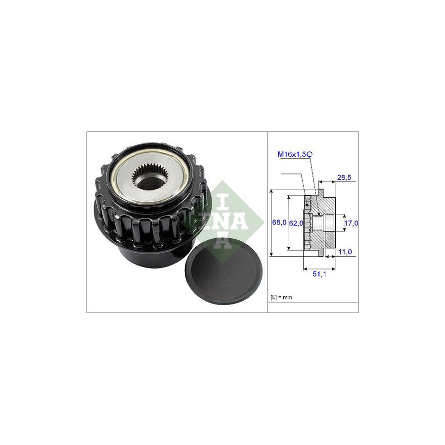 Ina 535 0175 10 Alternator Freewheel Clutch | ML Performance US Car Parts