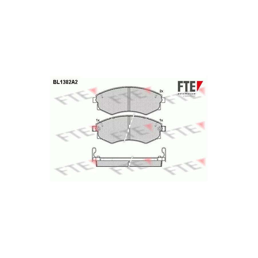 FTE Bl1382A2 Brake Pad Set