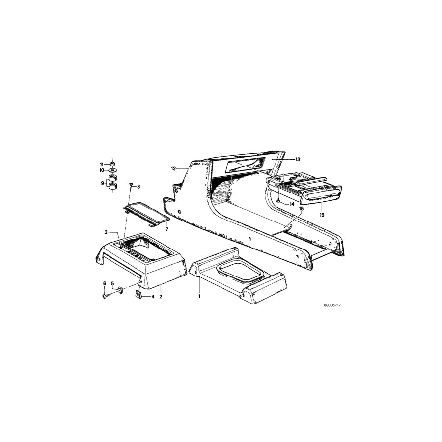 Genuine BMW 51161873021 E21 Cover (Inc. 316, 318 & 323i) | ML Performance US Car Parts