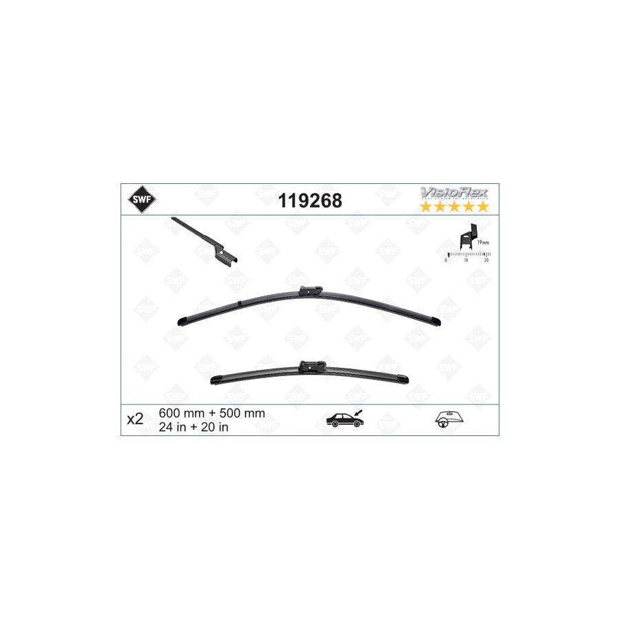 Swf Visioflex 119268 Wiper Blade | ML Performance US Car Parts