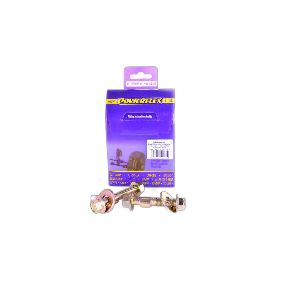 Powerflex PFA100-16 Mitsubishi Mercedes-Benz Land Rover Honda Chrysler BMW Poweralign Camber Bolt Kit (16mm) (Inc. Eclipse, Sprinter, Range Rover L322, CR-V, Civic) | ML Performance UK Car Parts