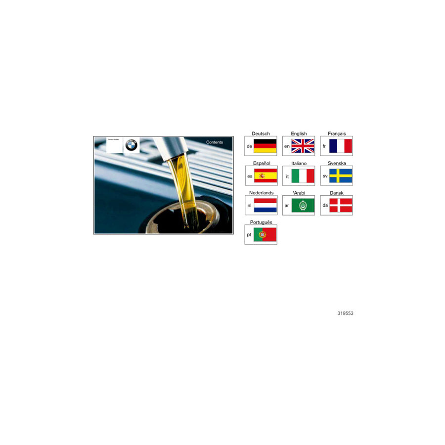 Genuine BMW 01400155619 E46 E53 E36 Service Booklet, German MJ 2001 (Inc. Z3 2.8, 750iLP & 530d) | ML Performance US Car Parts