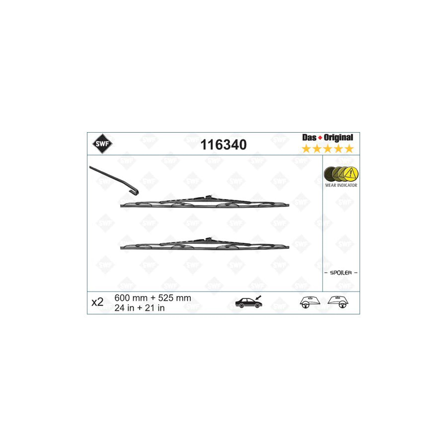 Swf Original 116340 Wiper Blade | ML Performance US Car Parts