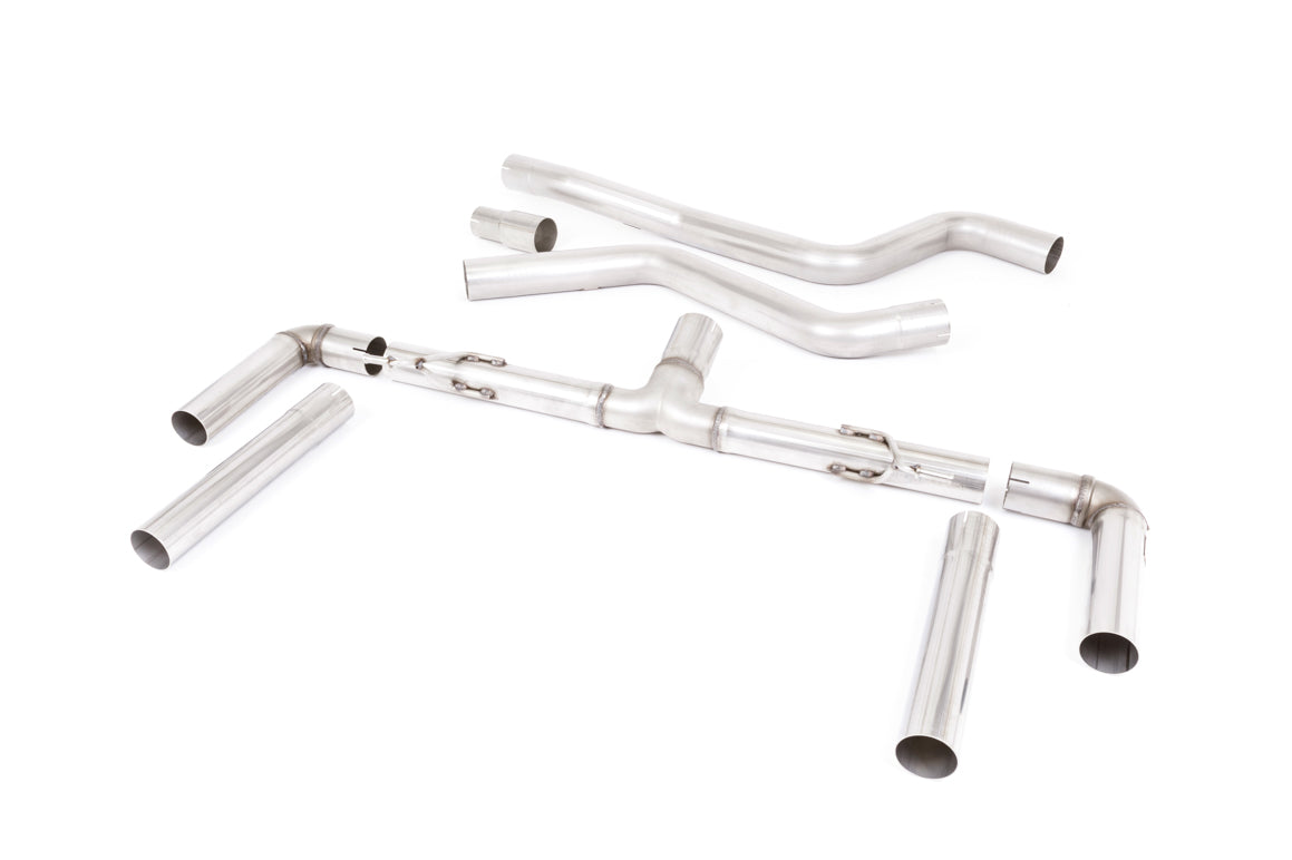 MillTek SSXFD324 Ford Focus GPF/OPF Back - Race (Louder) with Polished GT-115 Trims