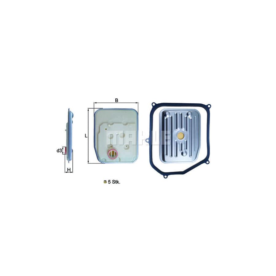 Knecht Hx 147Kit Hydraulic Filter, Automatic Transmission