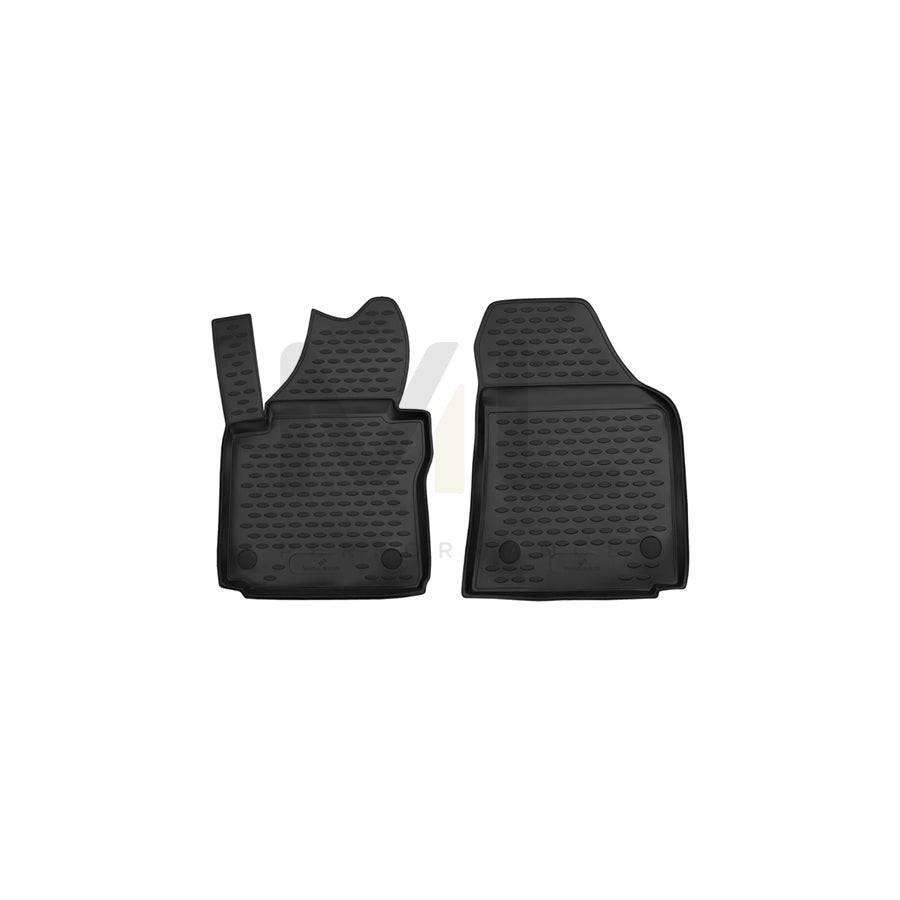 WALSER Tailored, XTR 75171 Floor mat set Elastomer, Front and Rear, Black
