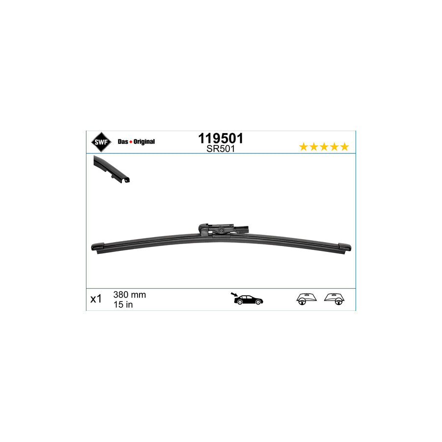 Swf 119501 Wiper Blade For Land Rover Range Rover Sport (L494) | ML Performance US Car Parts