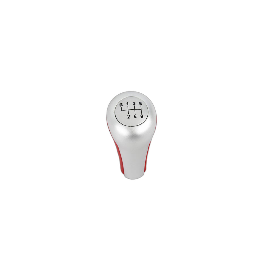 Genuine BMW 25117504352 E52 Gearshift Knob, Leather, Aluminium Ring ROT/ALU (Inc. & Z8) | ML Performance US Car Parts
