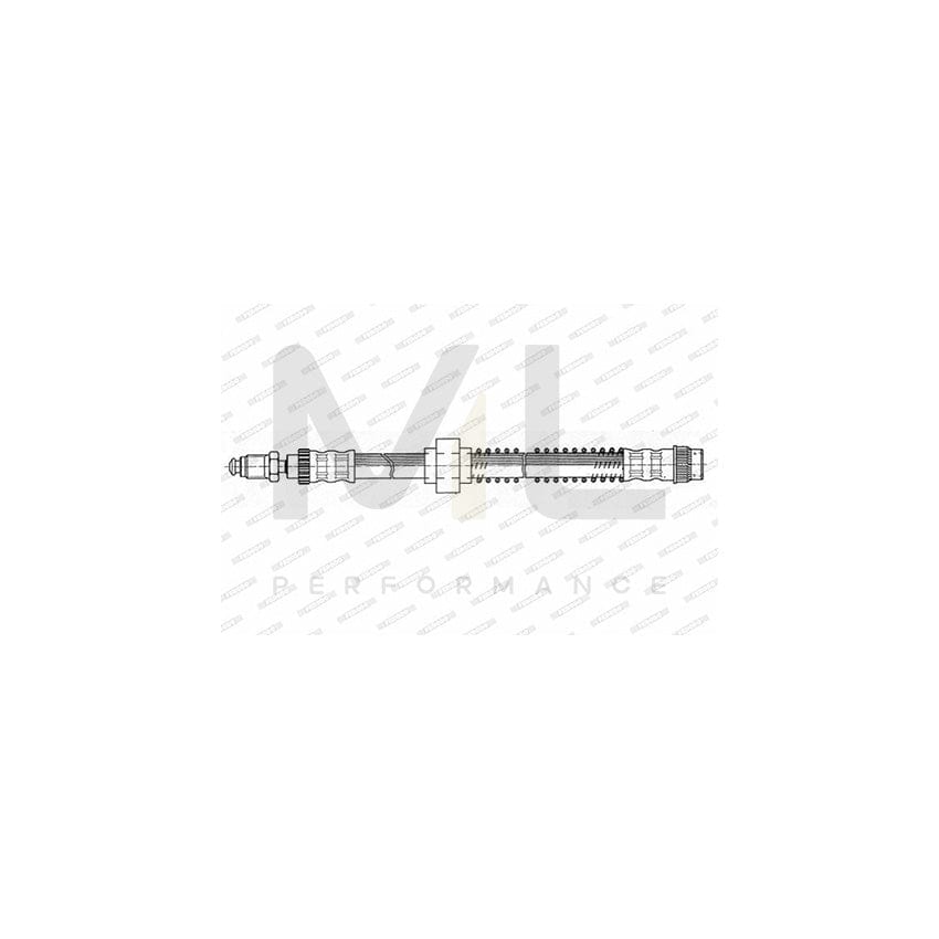 FERODO FHY2078 Brake Hose for PEUGEOT 605 Saloon 560mm, M 10X1 | ML Performance Car Parts