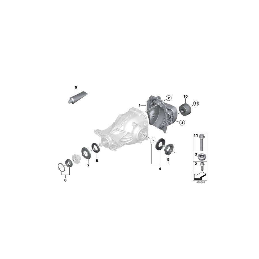 Genuine BMW 33108660052 G31 G32 G30 Vibration Absorber (Inc. 620d, 518d & 520dX) | ML Performance US