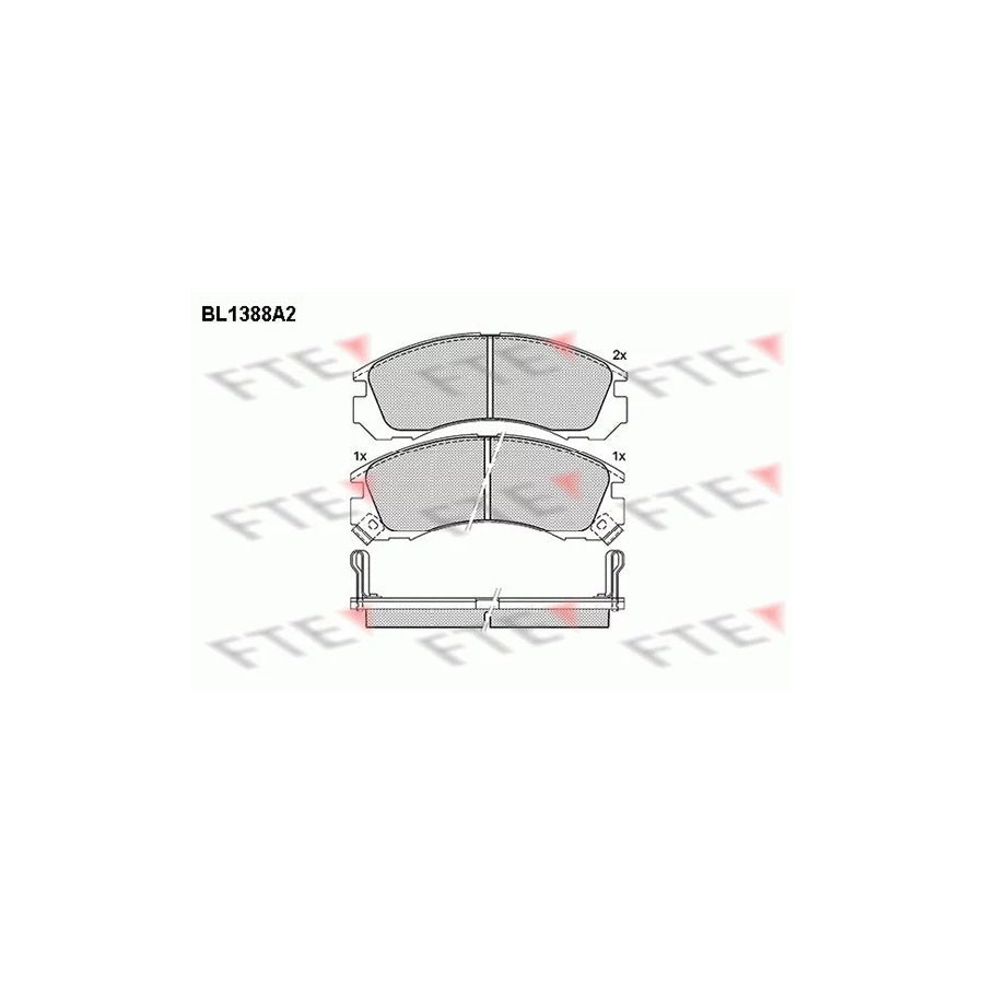 FTE Bl1388A2 Brake Pad Set