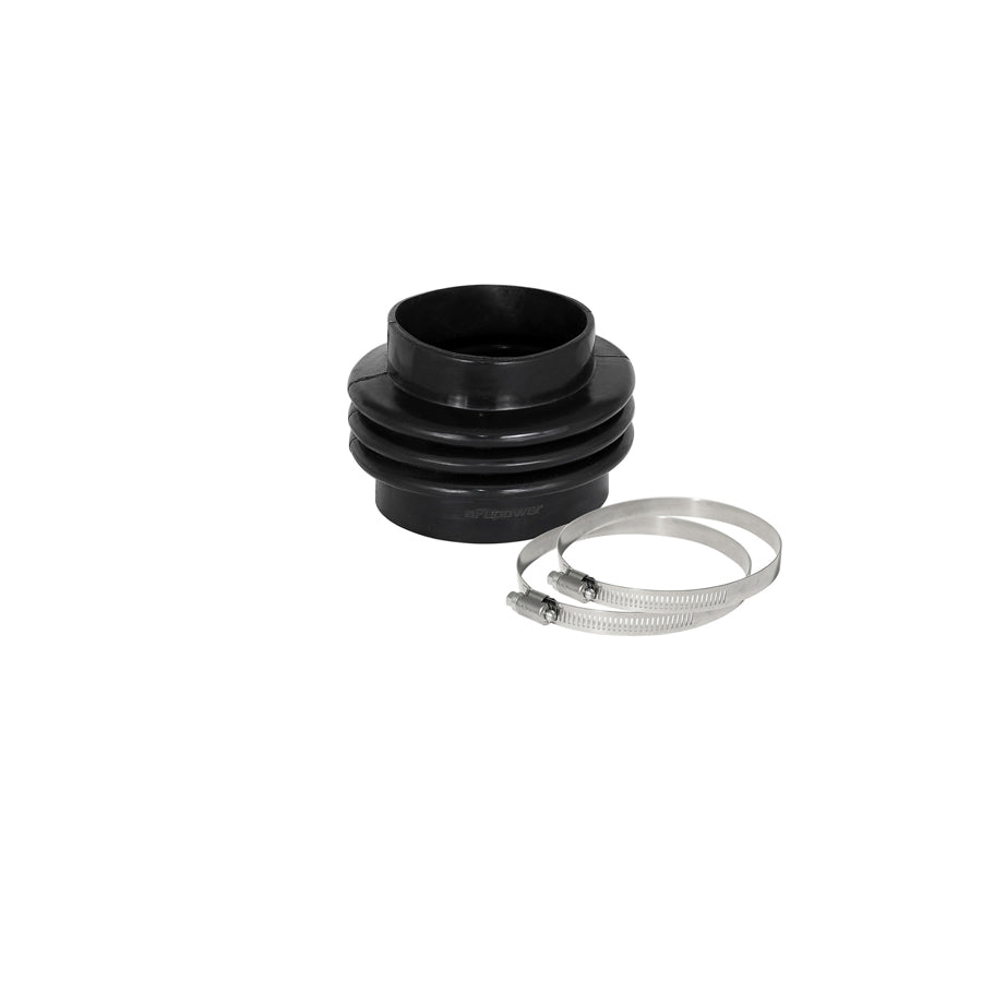 aFe 59-00081 (3-1/2 IN ID to 3 IN ID x 3-1/2 IN L) Straight Reducing Bellow-Coupler - Black Replacement Coupling Kit | ML Performance US Car Parts