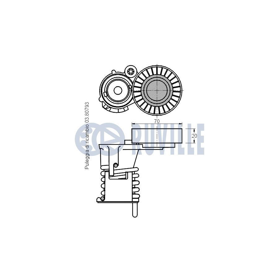 Ruville 59949 Alternator Freewheel Clutch