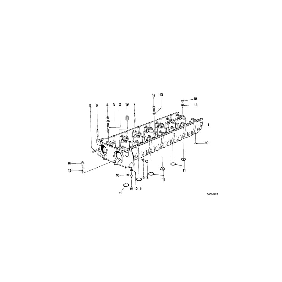 Genuine BMW 11121317659 E24 E28 E34 Housing (Inc. M5) | ML Performance US Car Parts