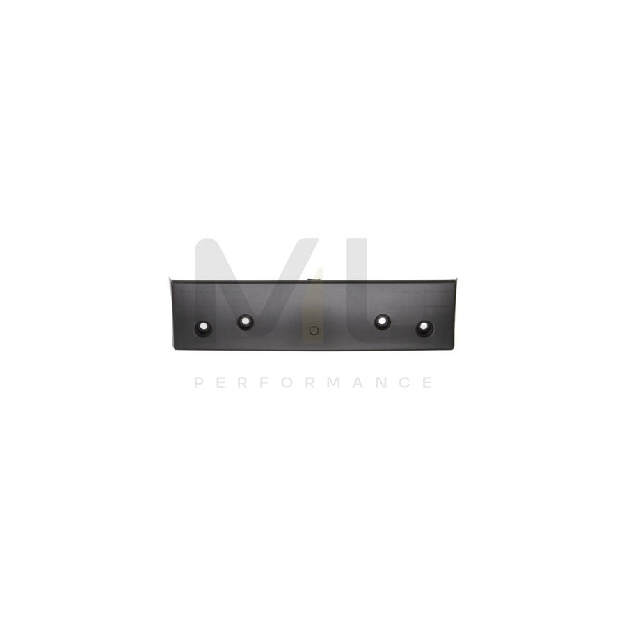 BLIC 6509-01-3719920P Number plate holder for MITSUBISHI LANCER Front, Black, frameless | ML Performance Car Parts