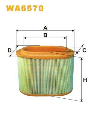 WIX Filters WA6570 Air Filter