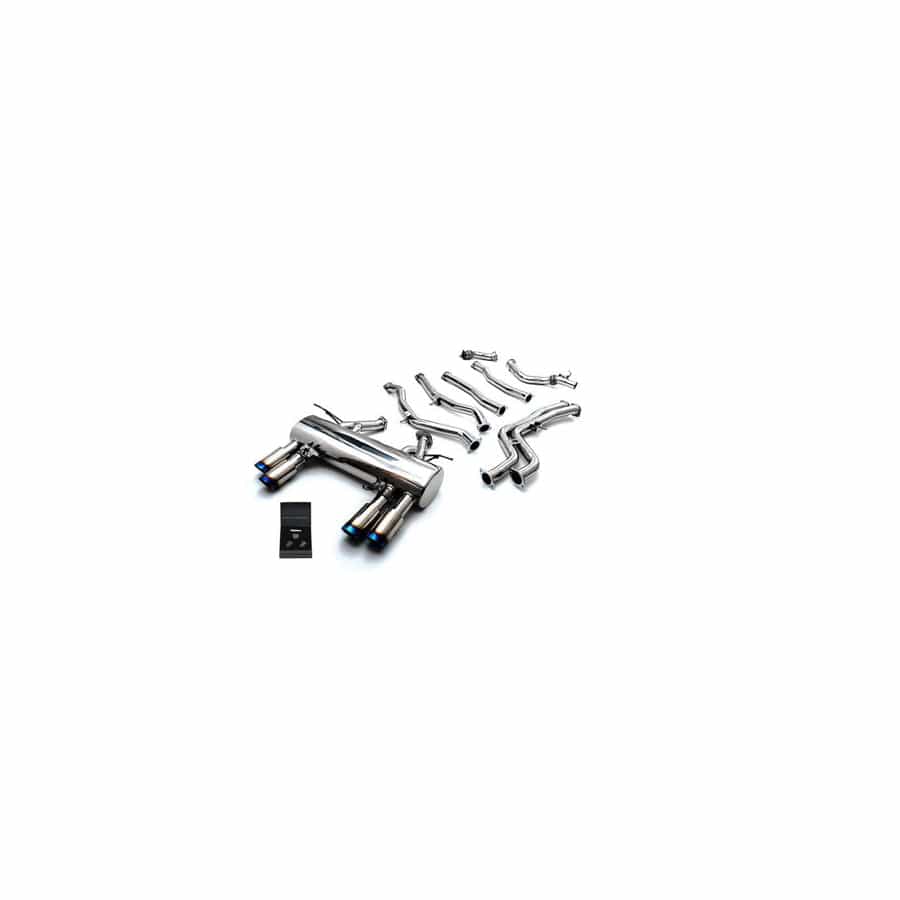 Armytrix BMF8ME-QS11B Valvetronic Exhaust System BMW M3 F80 | M4 F82/F83 2014-2020 with Quad Blue Coated 3.5"