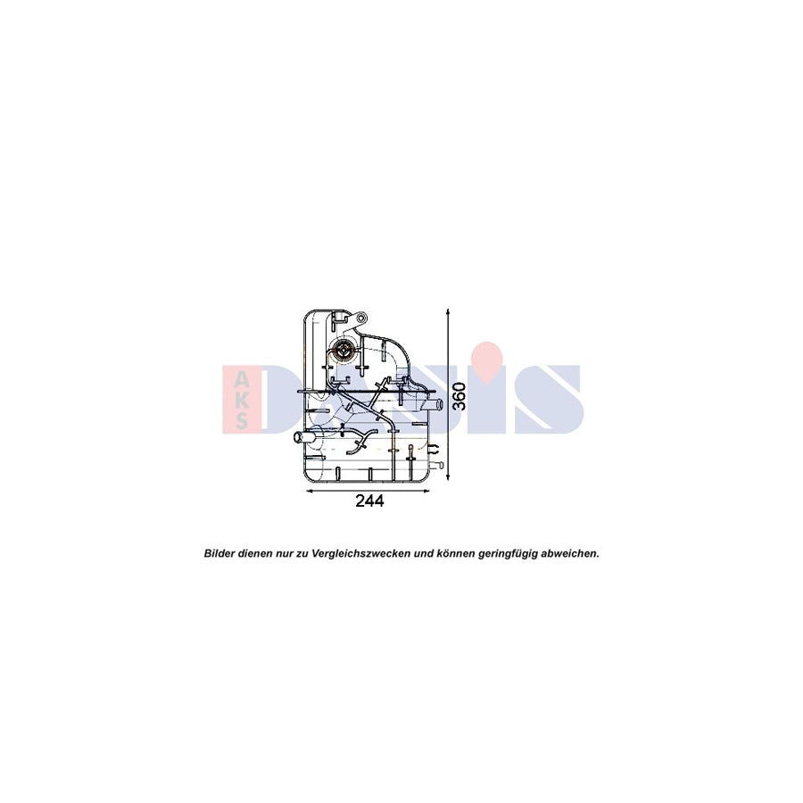 AKS Dasis 443009N Coolant Expansion Tank