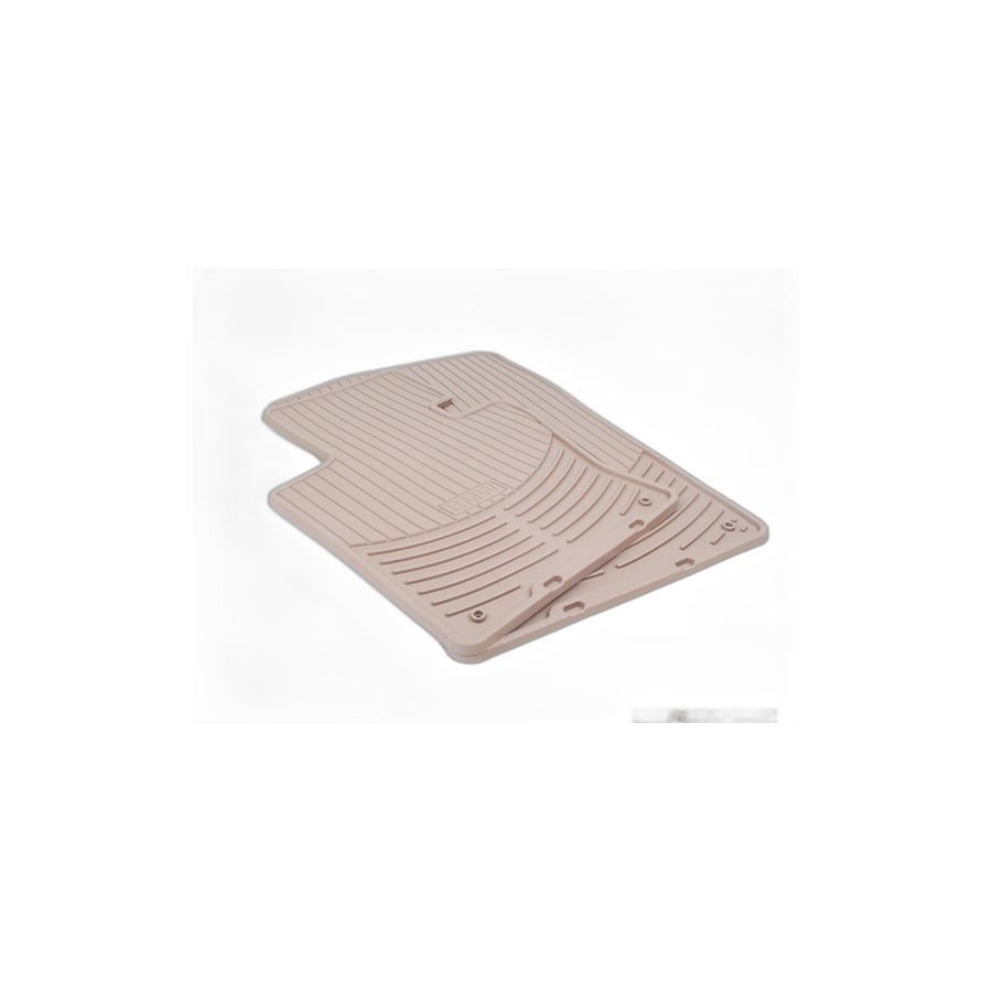 Genuine BMW 82110305567 E83 Rubber Floor Mats E83 BEIGE FRONT (Inc. X3 2.5i, X3 3.0i & X3 3.0si) | ML Performance UK Car Parts