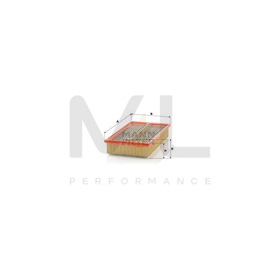 MANN-FILTER C 34 175/1 Air Filter Filter Insert, for dusty conditions