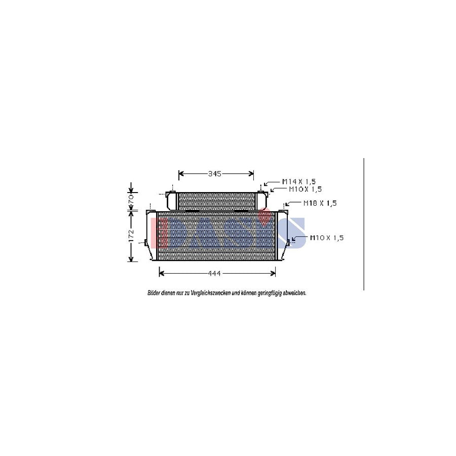 AKS Dasis 446000N Engine Oil Cooler