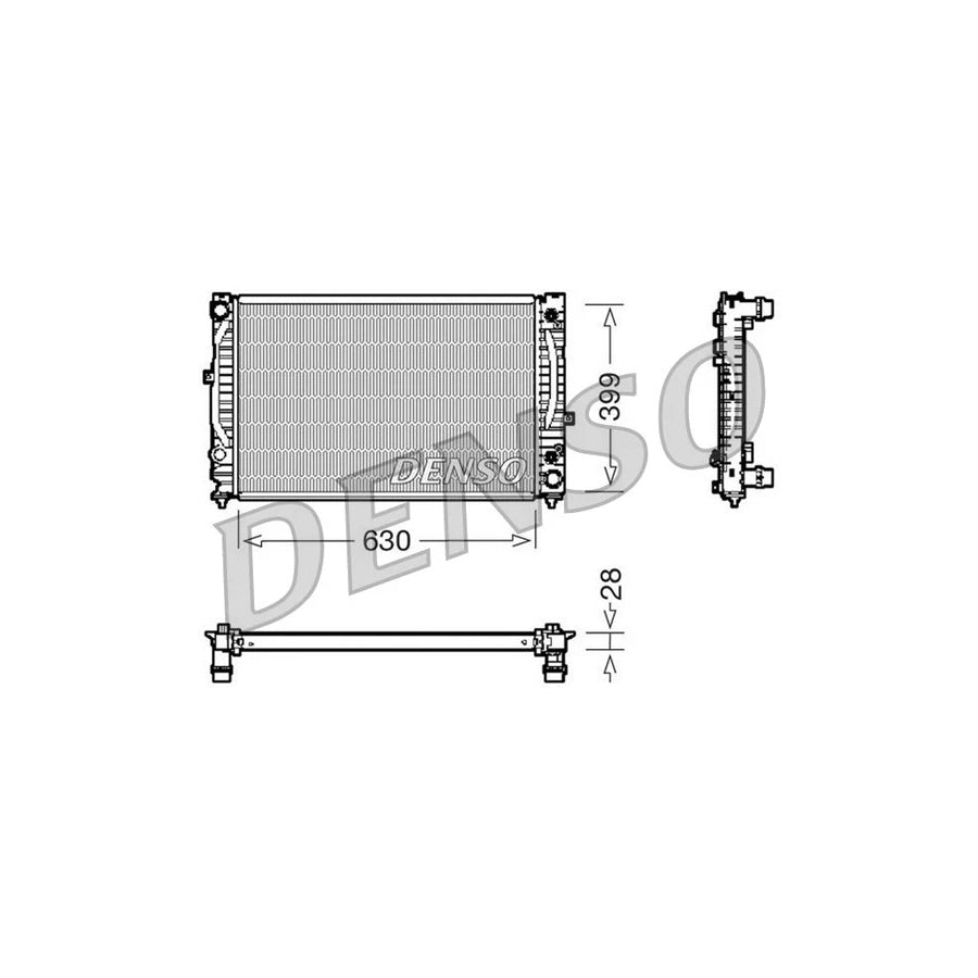 DENSO DRM02031 Engine Radiator