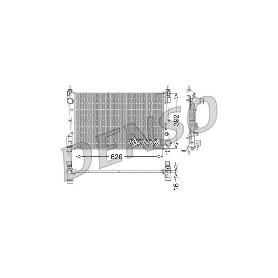 DENSO DRM09114 Engine Radiator