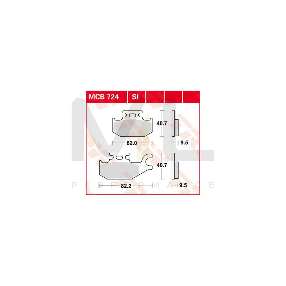 TRW Sinter Offroad Mcb724Si Brake Pad Set | ML Performance Car Parts