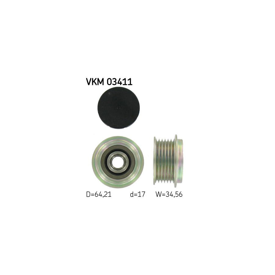 Skf Vkm 03411 Alternator Freewheel Clutch | ML Performance US Car Parts