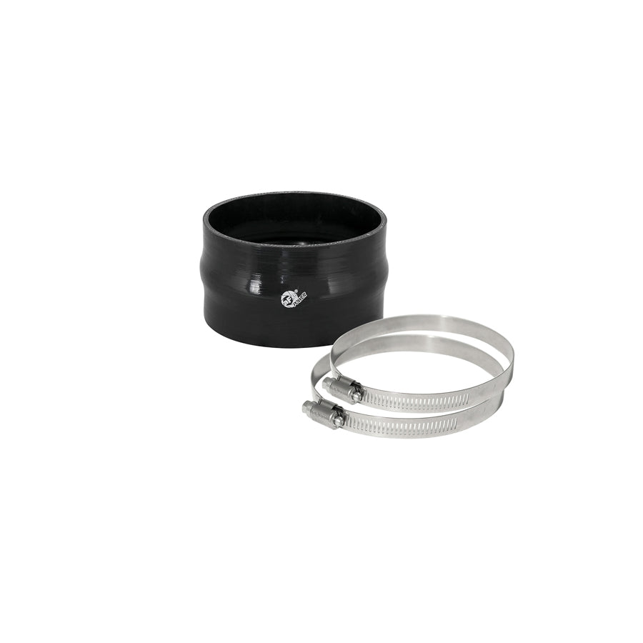 aFe 59-00046 (5 IN ID x 3 IN L) Straight Coupler w/ Hump - Black Replacement Coupling Kit | ML Performance US Car Parts
