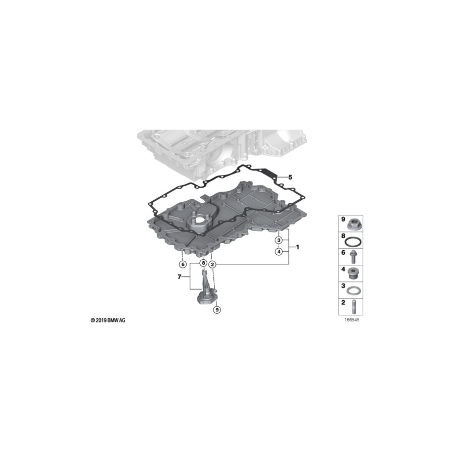 Genuine BMW 11137581722 F04 Gasket Steel (Inc. Hybrid 7 & Hybrid 7L) | ML Performance US Car Parts