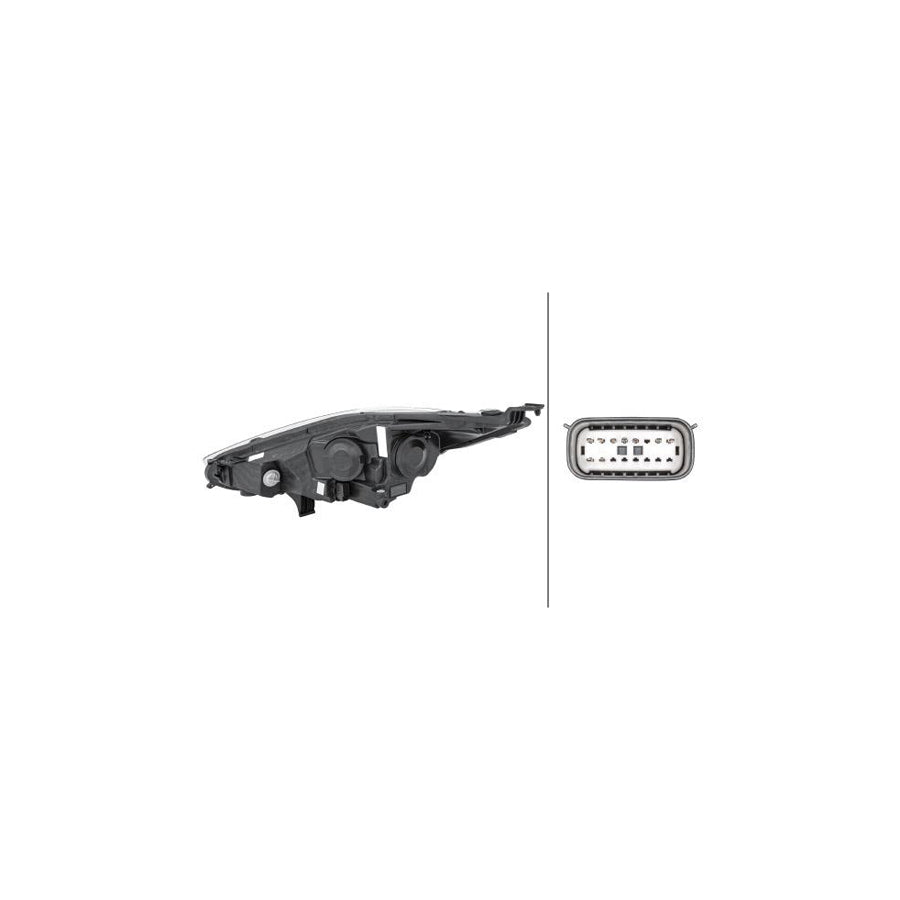Hella 1LL 354 803-081 Headlight For Ford Fiesta