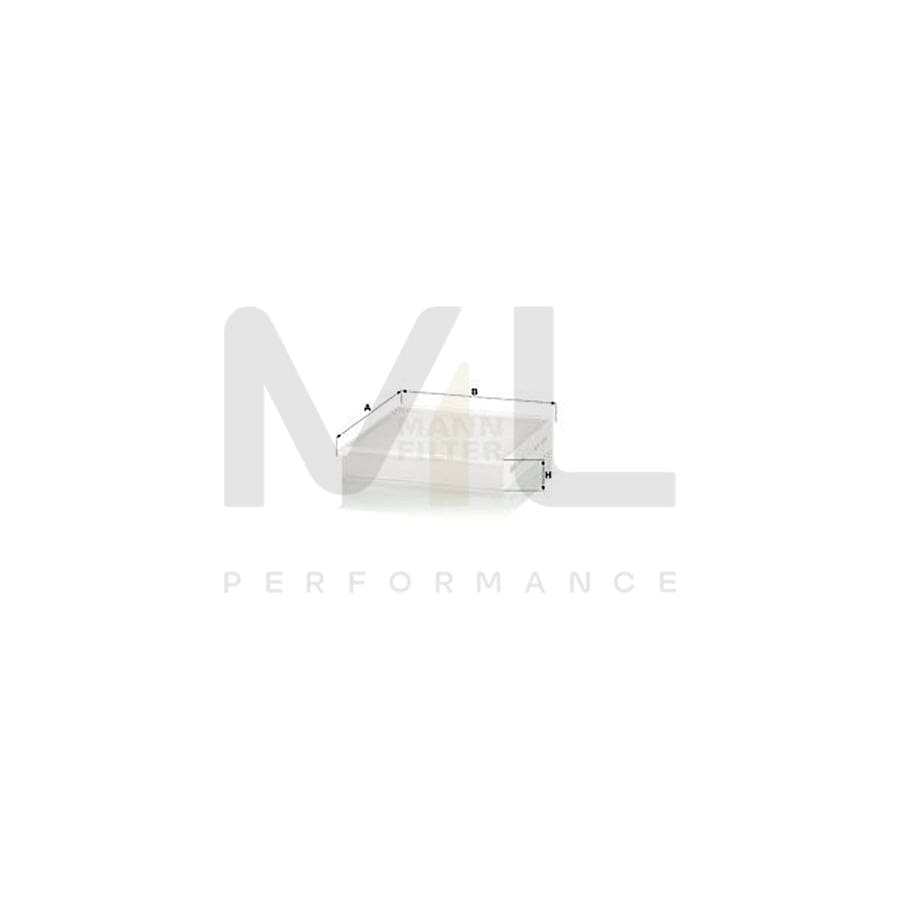 MANN-FILTER CU 19 014 Pollen filter Particulate Filter