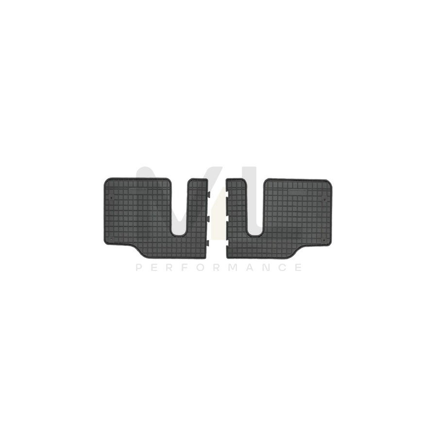 FROGUM Tailored 08631 Floor mat set for MAZDA 5 (CR19) Elastomer, Rear, Quantity: 2, Black, (LHD)