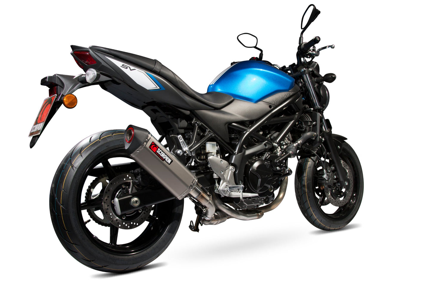 Scorpion RSI120TEO Suzuki Serket Parallel Slip-On - Titanium Sleeve (SV650 / SV650 X) | ML Performance US US