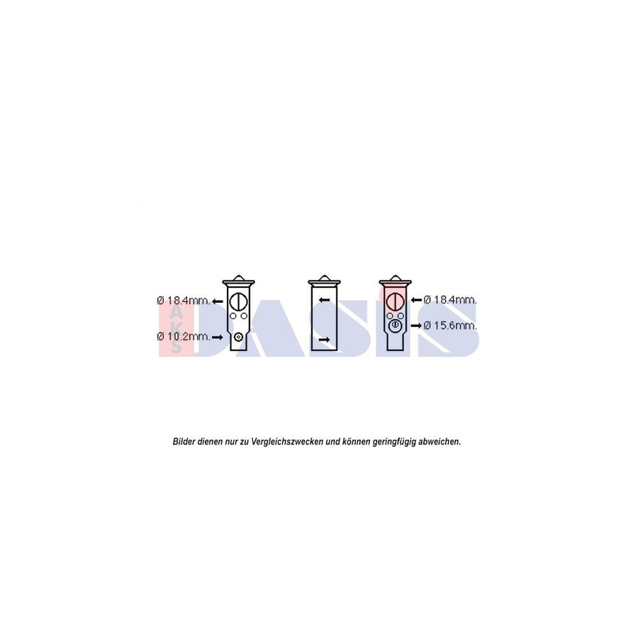 AKS Dasis 840214N AC Expansion Valve for Mazda Rx-8 (Se, Fe)