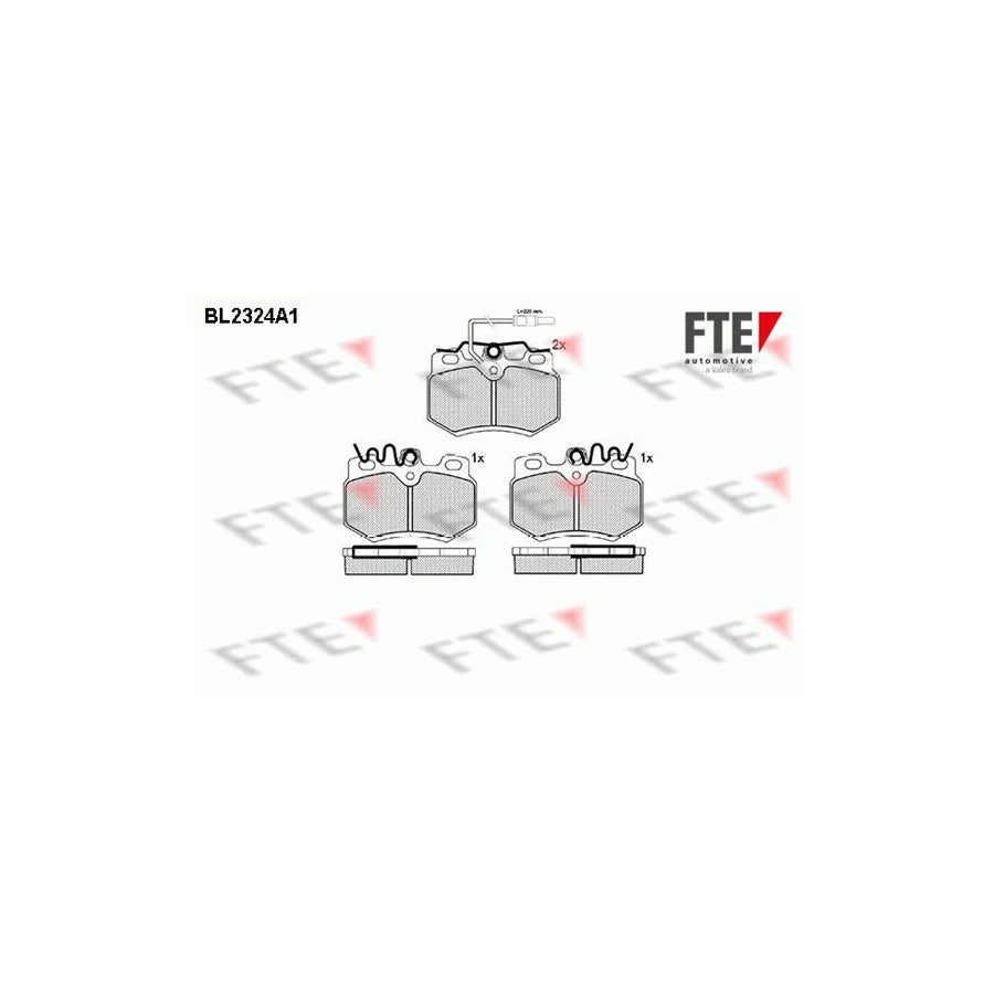FTE Bl2324A1 Brake Pad Set