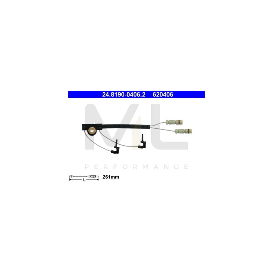 ATE 24.8190-0406.2 Brake pad wear sensor