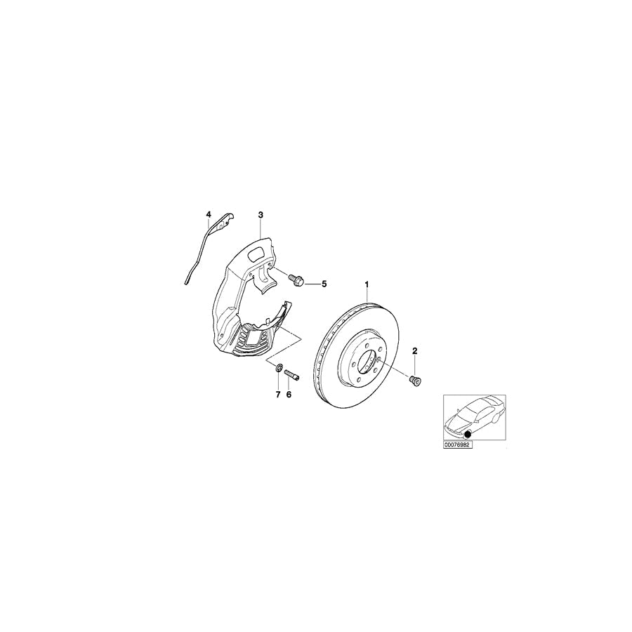 Genuine BMW 34101165225 E39 Left Stone-Chip Deflector (Inc. 525tds, 525i & 523i) | ML Performance US