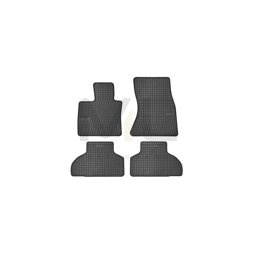FROGUM Tailored 546856 Floor mat set for BMW X5 Elastomer, Front and Rear, Quantity: 4, Black, (LHD)