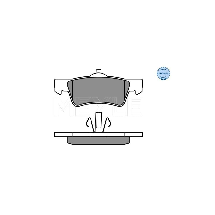 Meyle 025 243 6719/W Brake Pad Set
